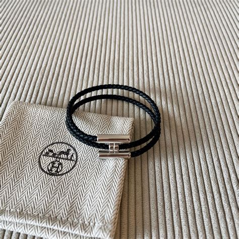 hermes bracelet leather mens